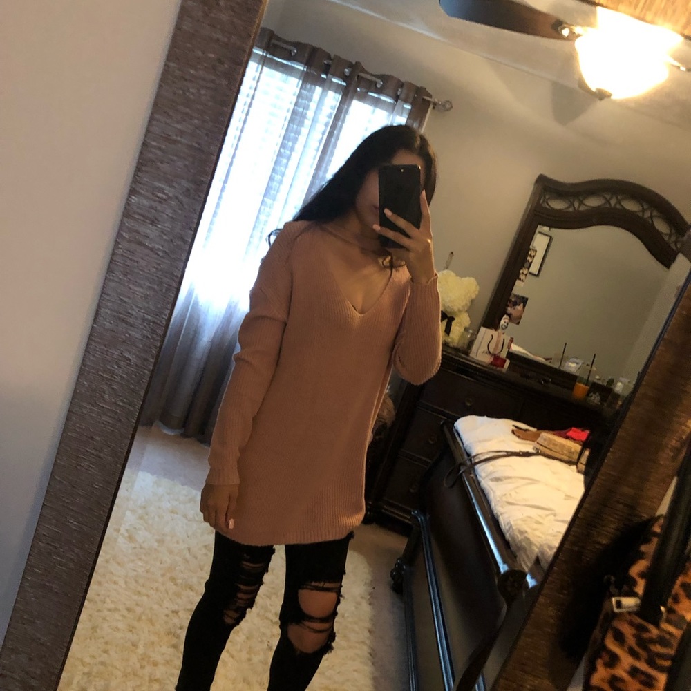 Pink Sweater